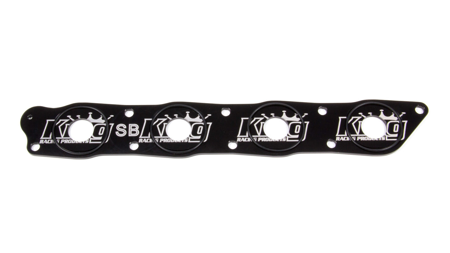 King Racing Products Yamaha Restictor Plates Silver-Black KRP6000-SB