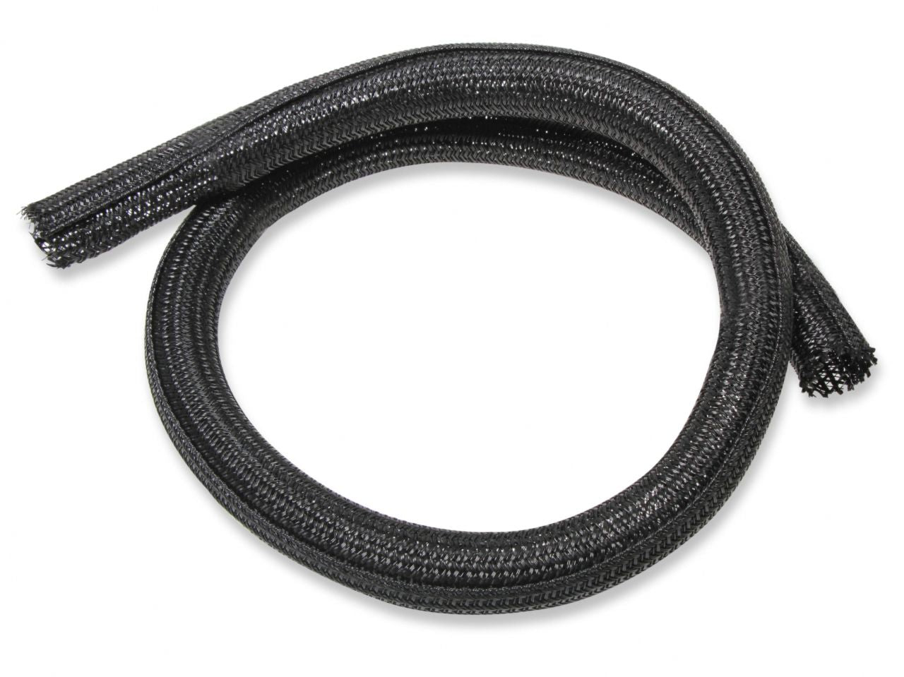 Holley 10 Feet, Black, 3/4" Braided F6 Split Wire Loom