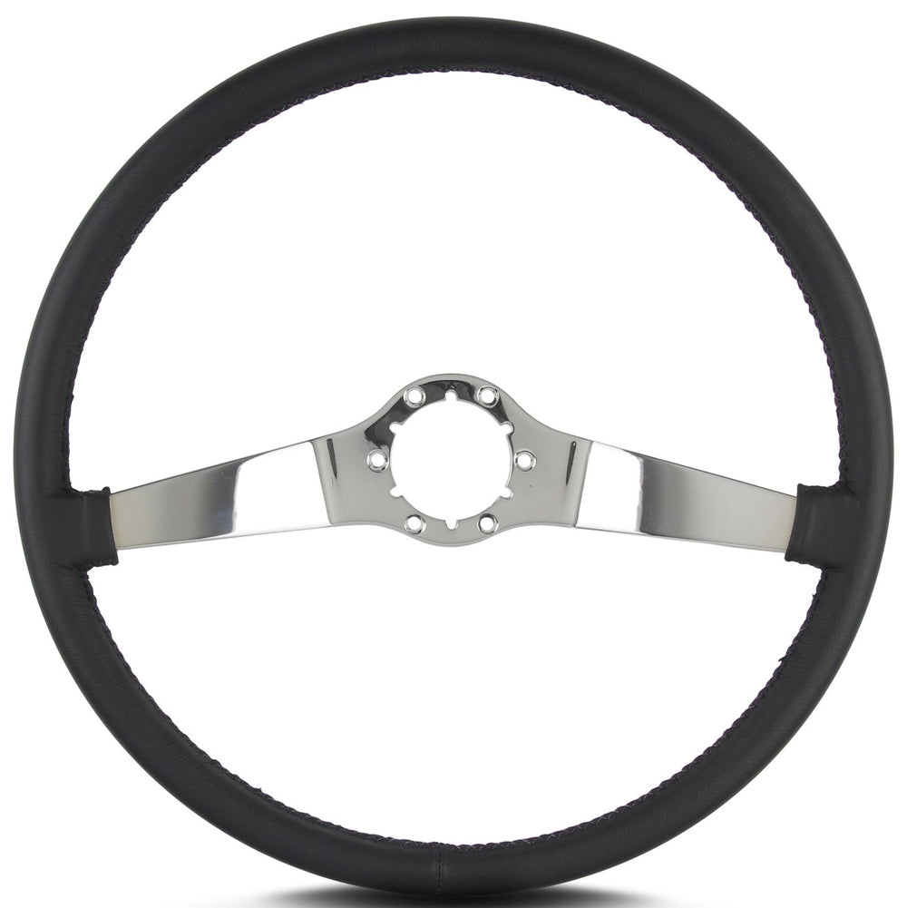 Lecarra Steering Wheels Steering Wheel Stainless Steel Vette Two Smooth LEC66601