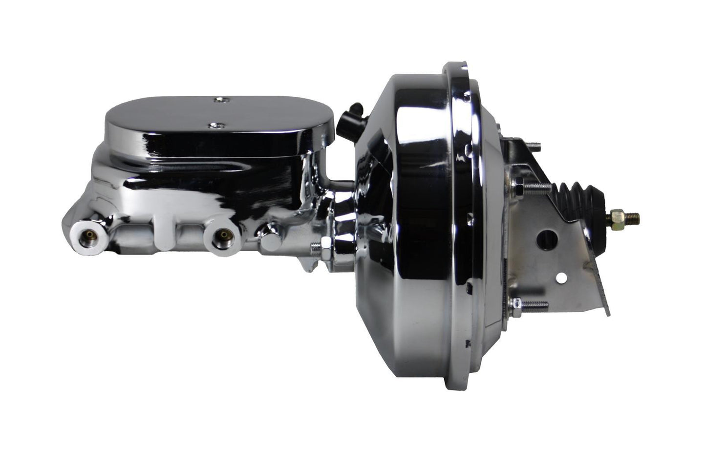 Leed Brakes 9in Chrome Brake Booster 1-1/8in Bore Flat Top LEE2F6