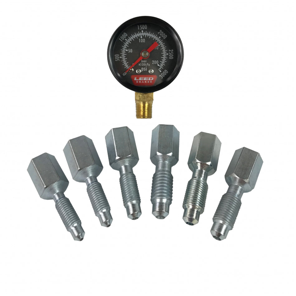 Leed Brakes Brake Pressure Gauge Kit LEEBPG001