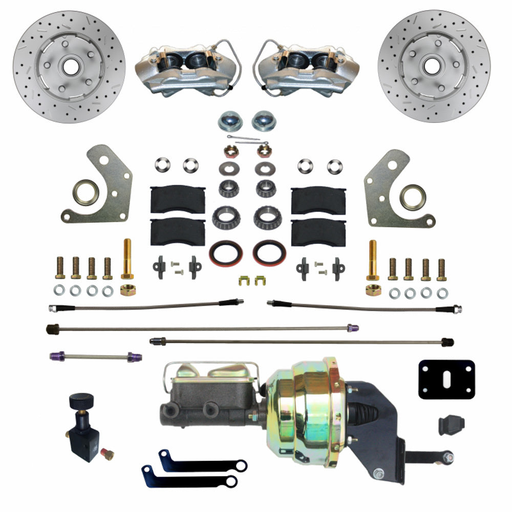 Leed Brakes Mopar B/E Body MaxGrip XDS Power Brake Conversi LEEFC2002-8405X