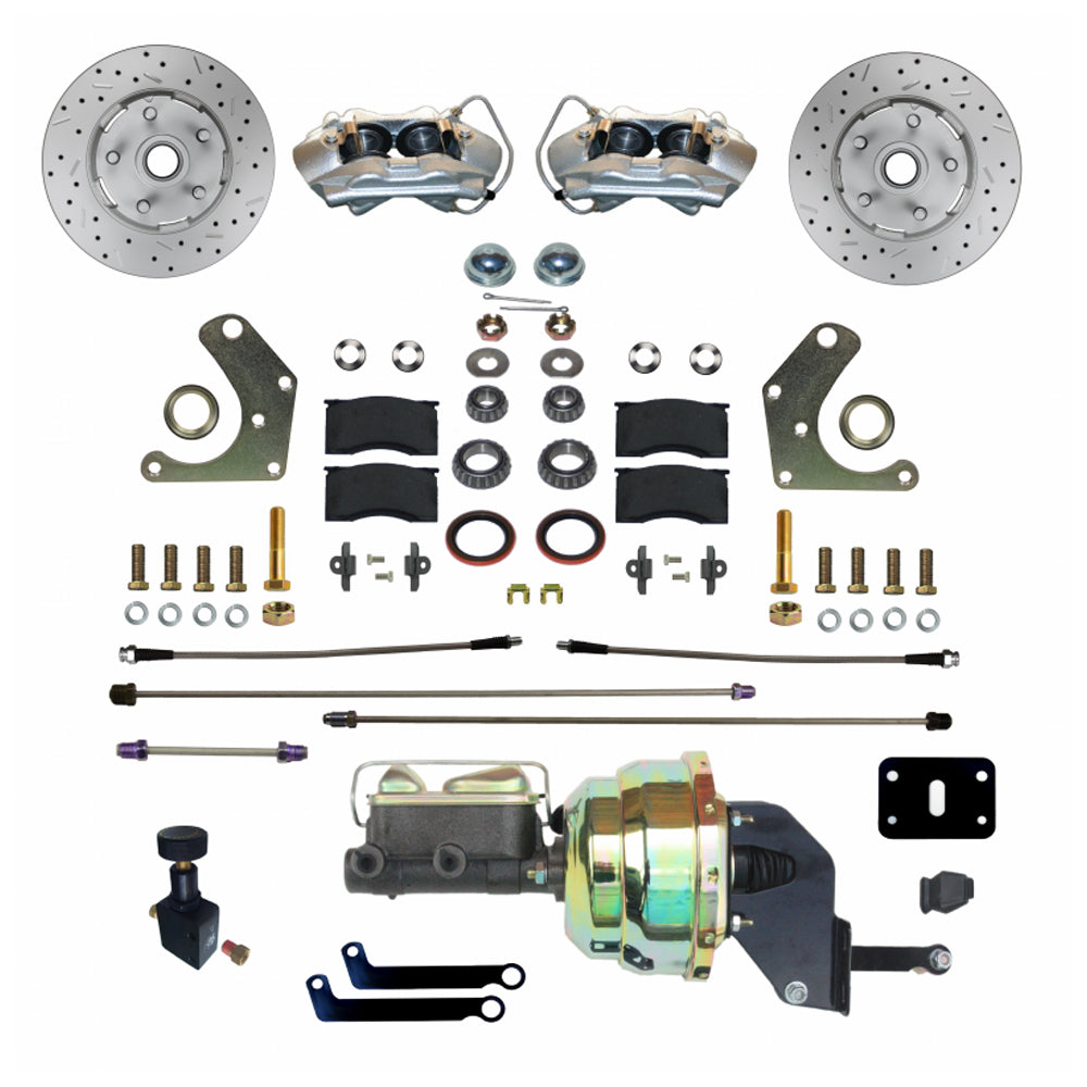 Leed Brakes Mopar C Body MaxGrip X DS Power Conversion Kit LEEFC2003-8405X