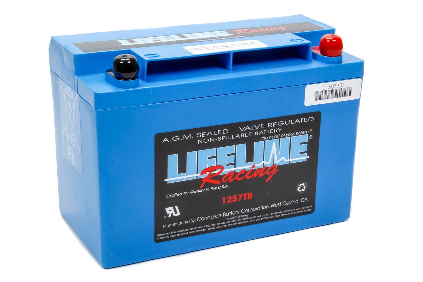 Lifeline Batteries Power Cell Battery 9.78 x 4.97 x 6.83 LFBLL-1257TB