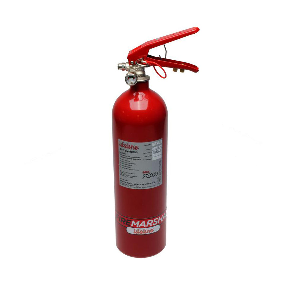 Lifeline Fire Suppression Club Bottle Zero 2000 2.25 KG LIF101-225-001-B