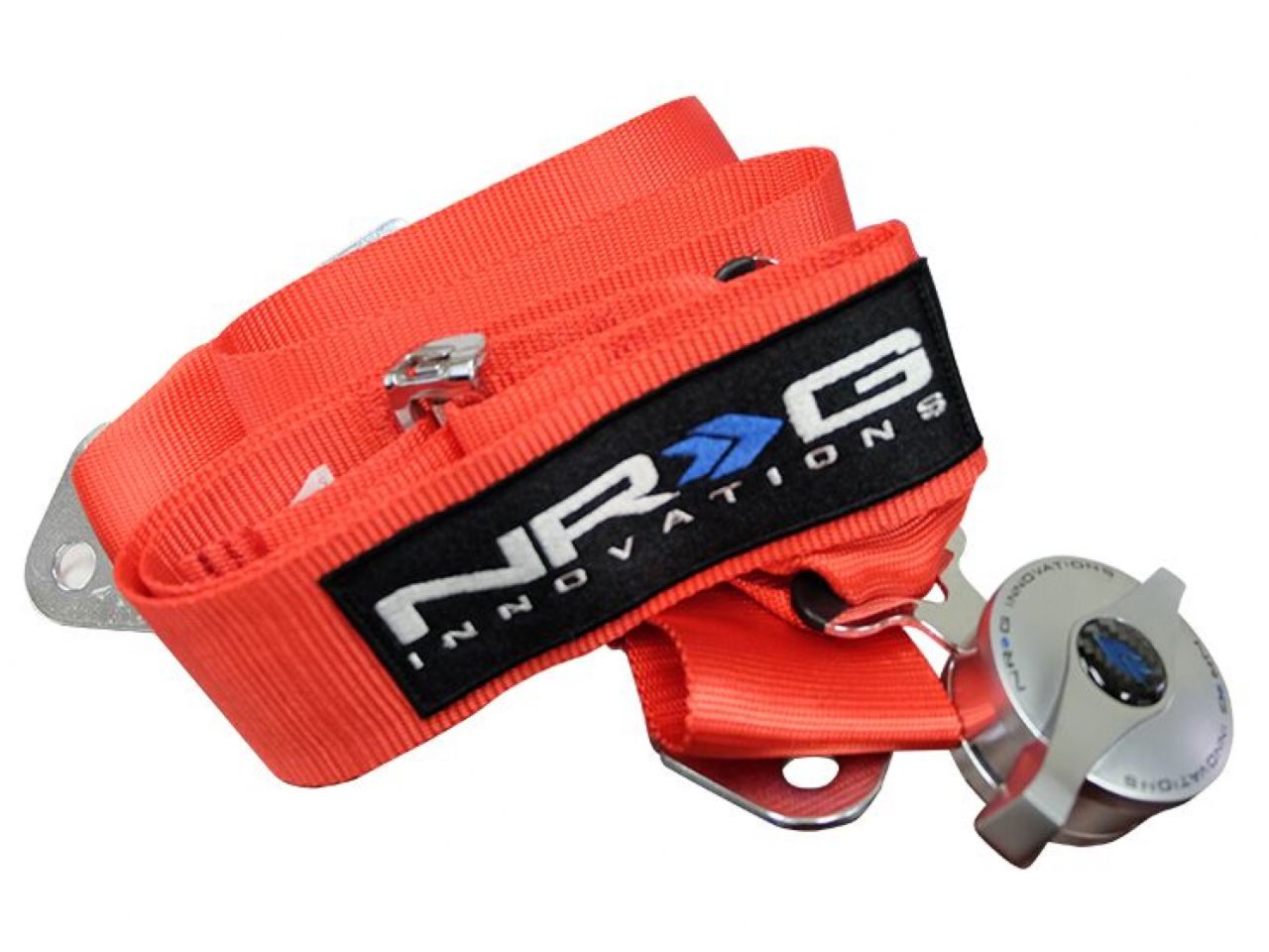 NRG 5Pt 3in. Seat Belt Harness / Cam Lock - Red