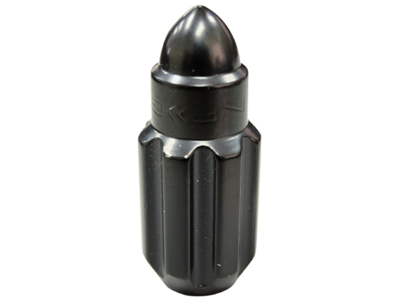 NRG M12 x 1.5 Steel Lug Nut Set  Bullet Shape 21 pc Black W/ Lock Key