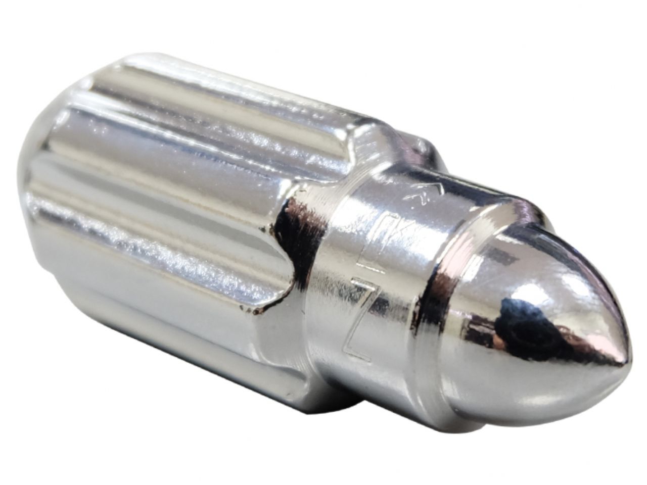 NRG M12 x 1.5 Steel Lug Nut Set  Bullet Shape 21 pc Silver W/ Lock Key 10T6B
