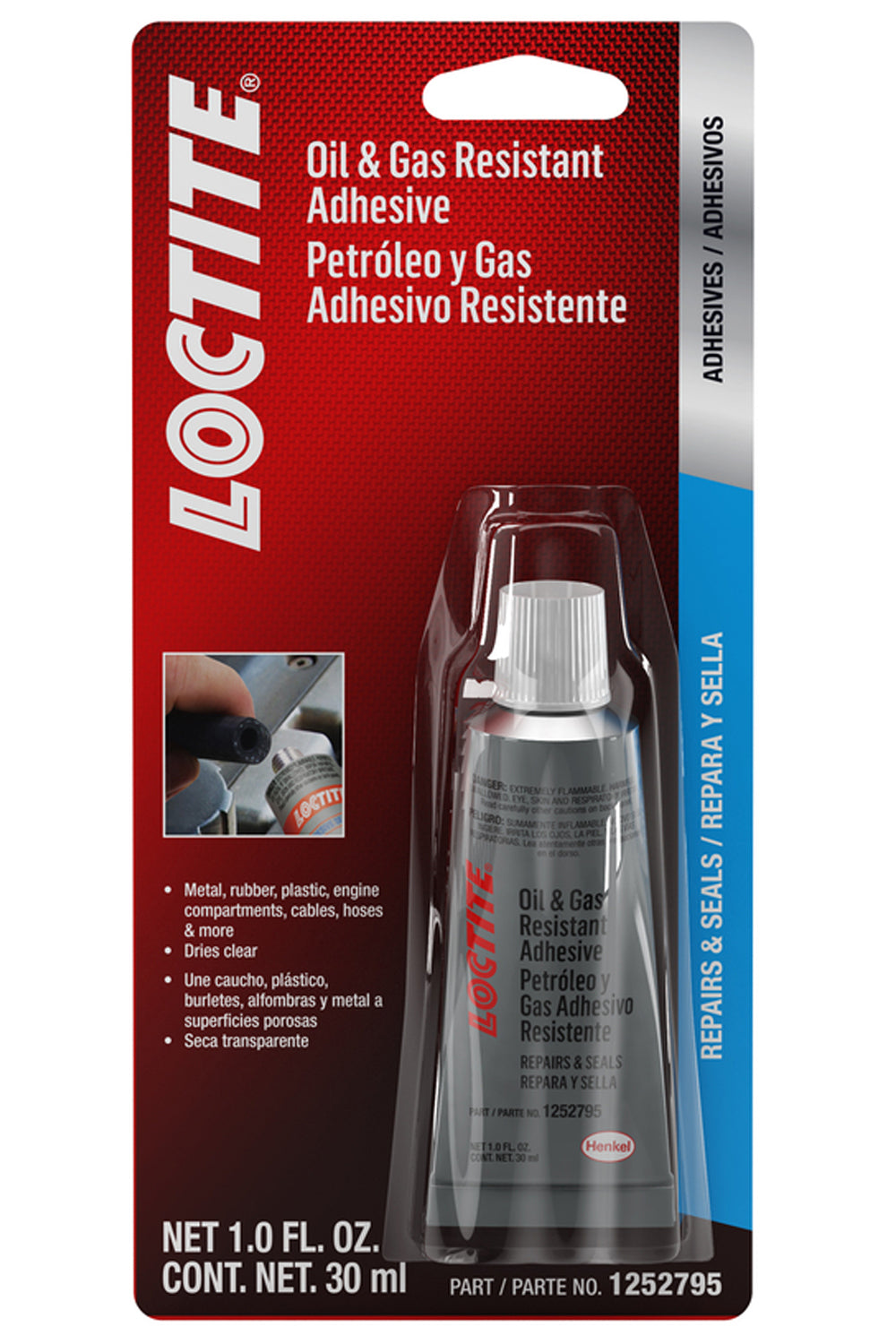 Loctite Oil & Gas Resistant Adhe sive 30ml Tube LOC1252795