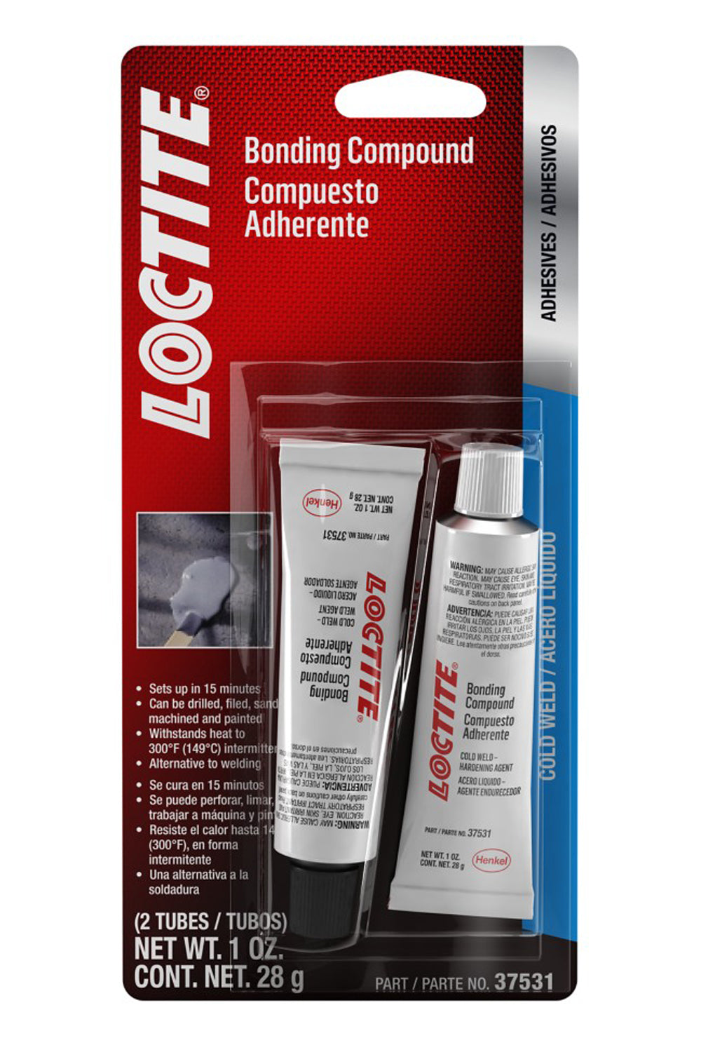 Loctite Locweld Bonding Compound 2pk 1oz Tube LOC495540