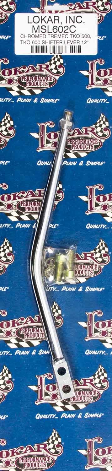 Lokar Shift Lever TKO 500-600 Aluminum 12in chrome LOKMSL602C