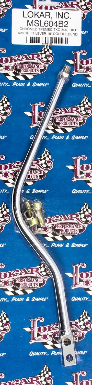 Lokar TKO500/600 Shift Lever 16in Aluminum chrome LOKMSL604B2