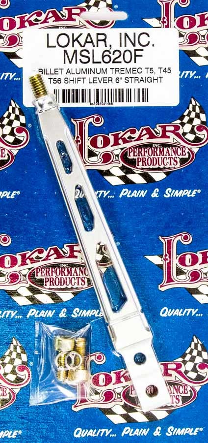 Lokar Shift Lever TKO 500-600 Aluminum 6in Brushed LOKMSL620F