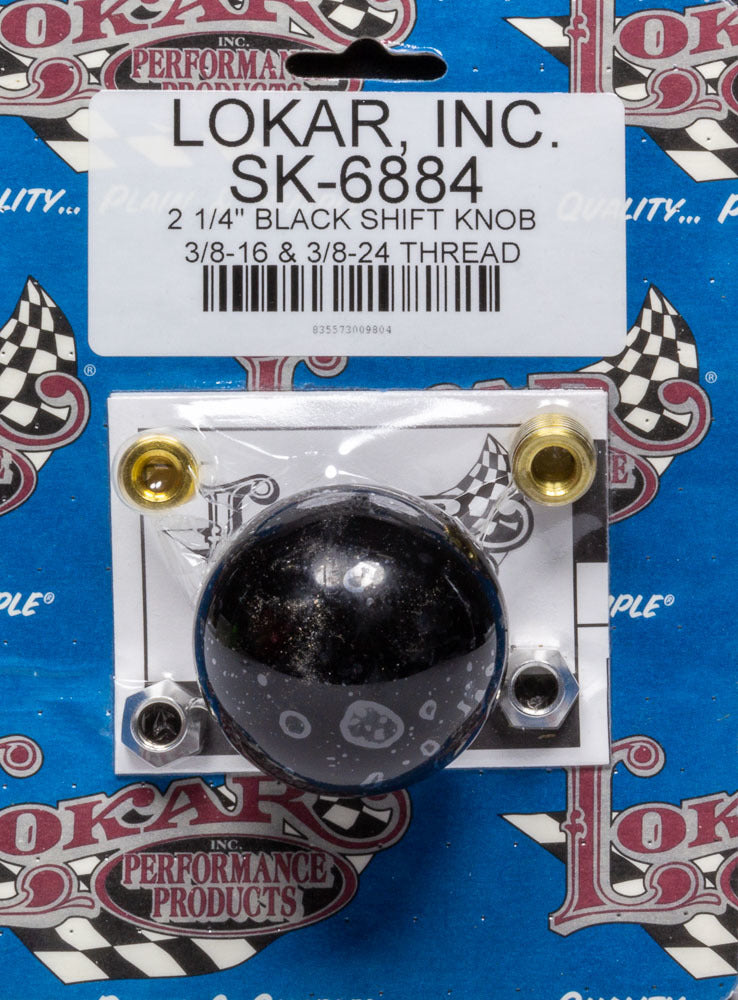 Lokar Shift Knob 2-1/4in Black LOKSK-6884