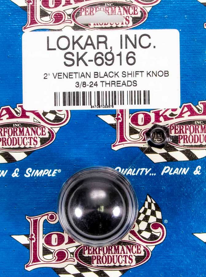 Lokar 2in Shift Knob Venetian Black LOKSK-6916