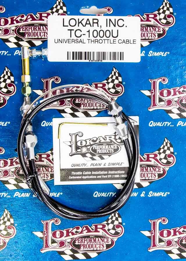 Lokar Universal Throttle Cable LOKTC-1000U48