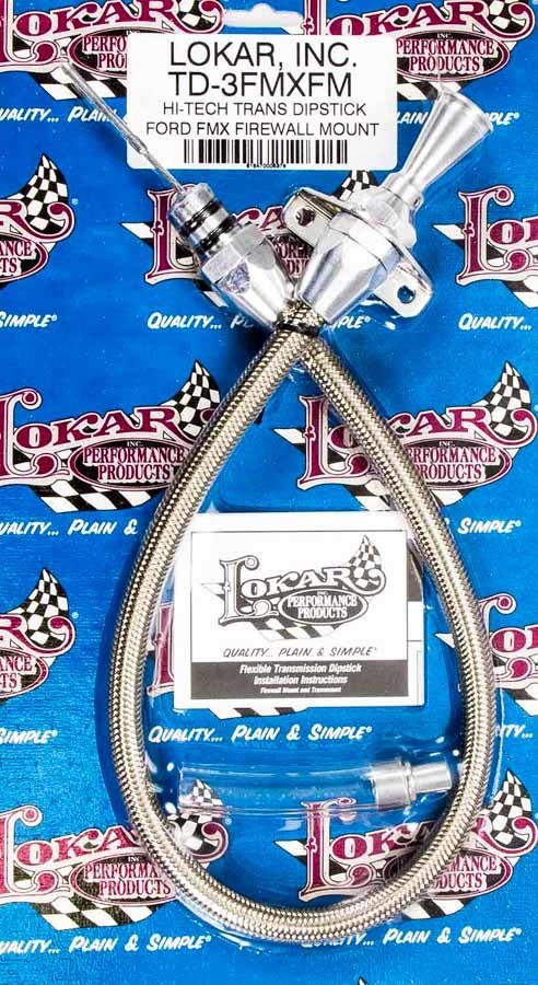 Lokar Hi-Tech Trans Dipstick Ford FMX Firewall Mt. LOKTD-3FMXFM