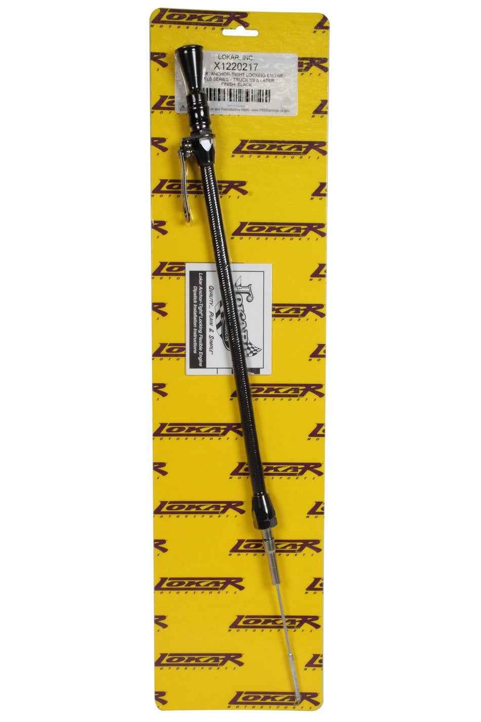 Lokar Midnight Series Anchor Tight Locking dipstick LOKX1220217