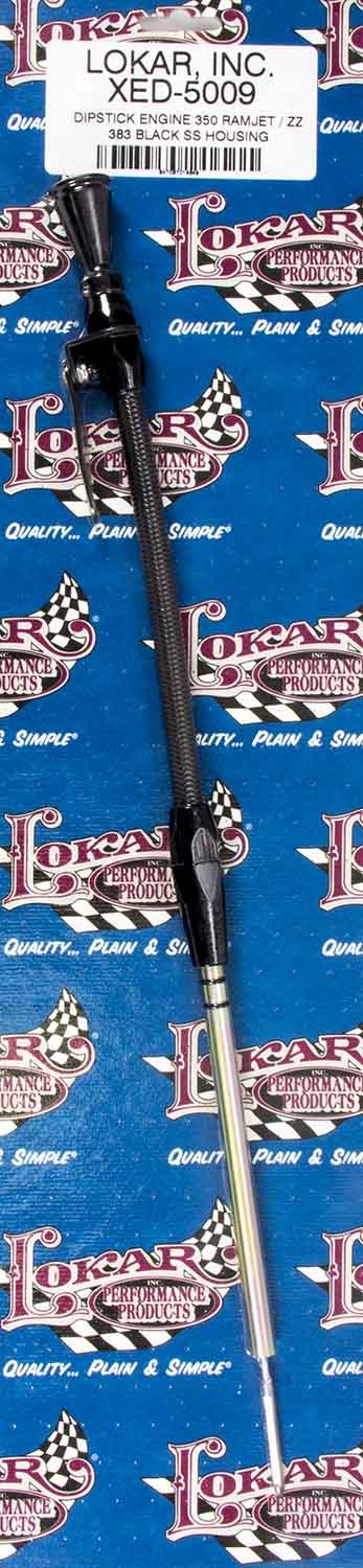 Lokar Flexible Engine Dipstick Black GM Ramjet SBC LOKXED-5009