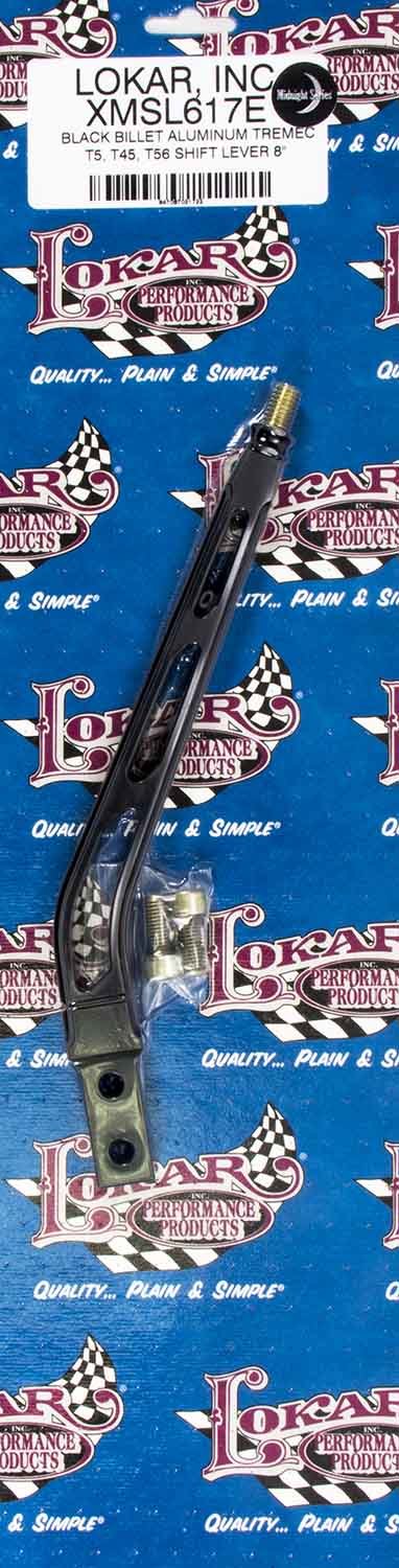 Lokar Shift Lever TKO 500-600 Aluminum 8in Black LOKXMSL617E