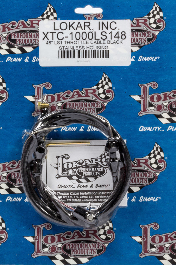 Lokar Hi-Tech Throttle Cable GM LS Engine LOKXTC-1000LS148