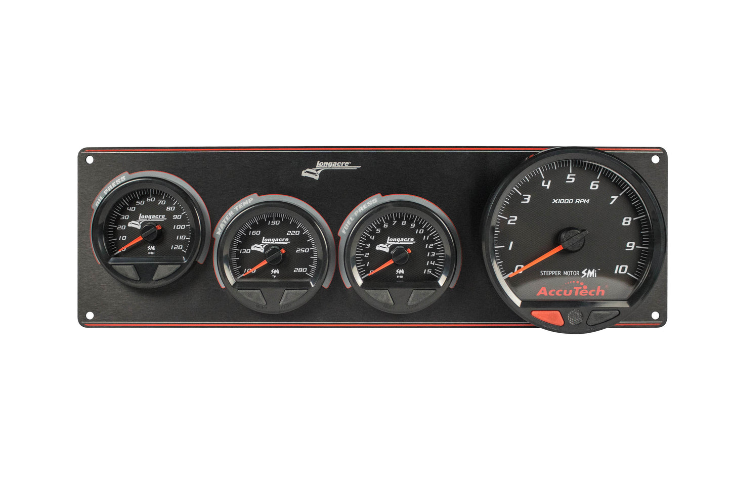 Longacre Waterproof SMI 3 Gauge Panel W/Tach OP/WT/FP LON52-44574