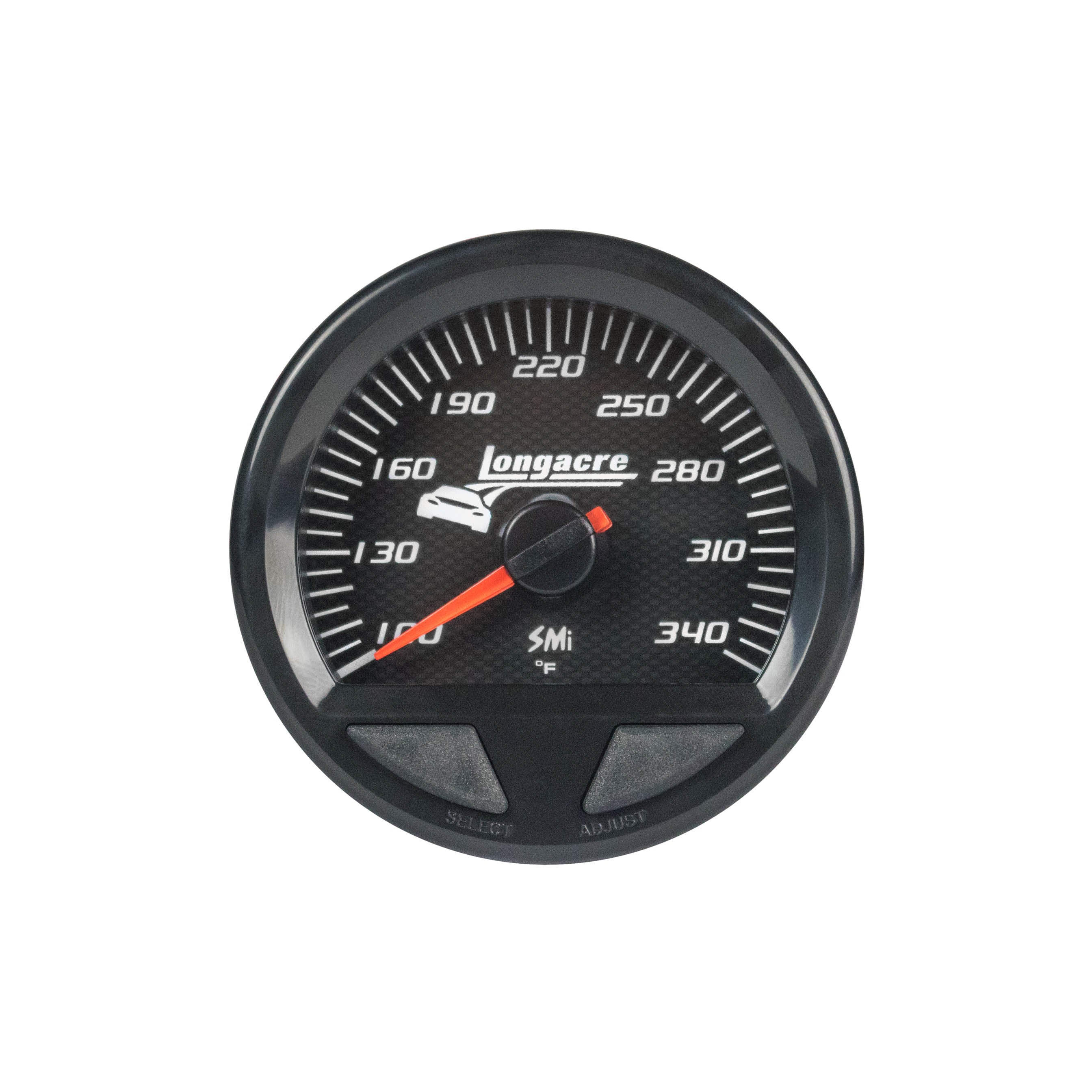 Longacre Waterproof SMI Oil Temp Gauge 100-340f LON52-46745