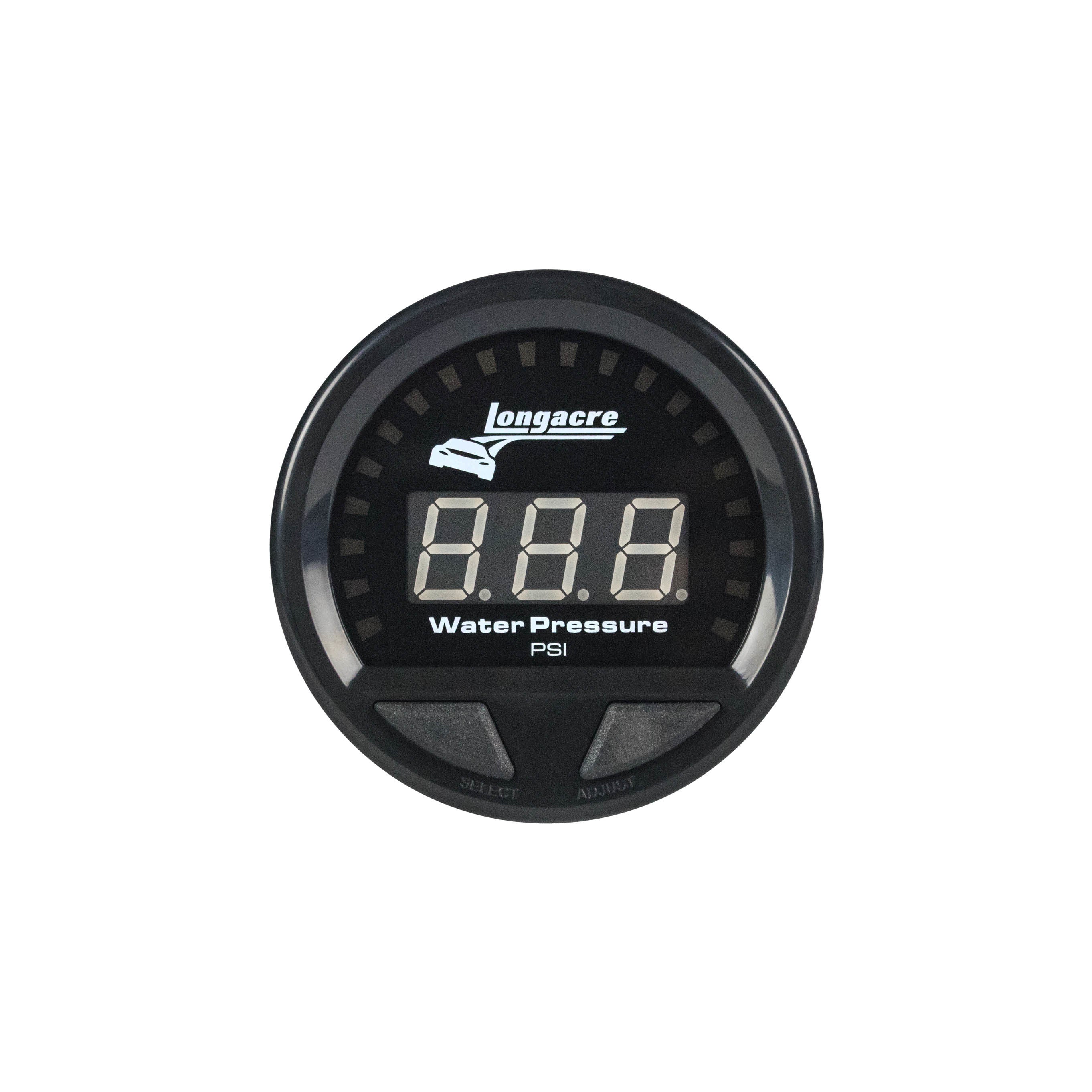 Longacre Waterproof LED Water Pressure Gauge 0-60psi LON52-46864