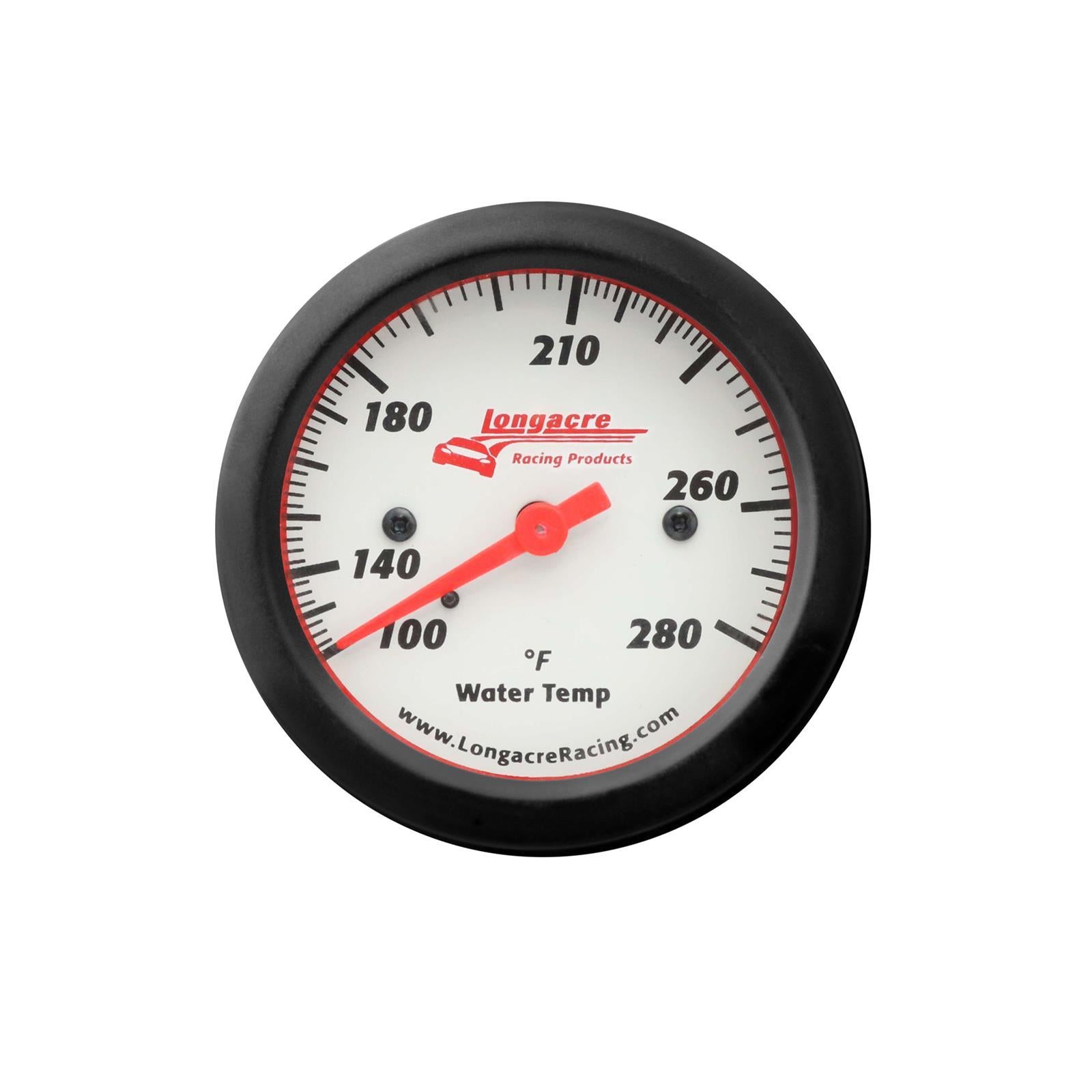 Longacre Gauge Sportsman Water Temp 100-280 F LON52-46902