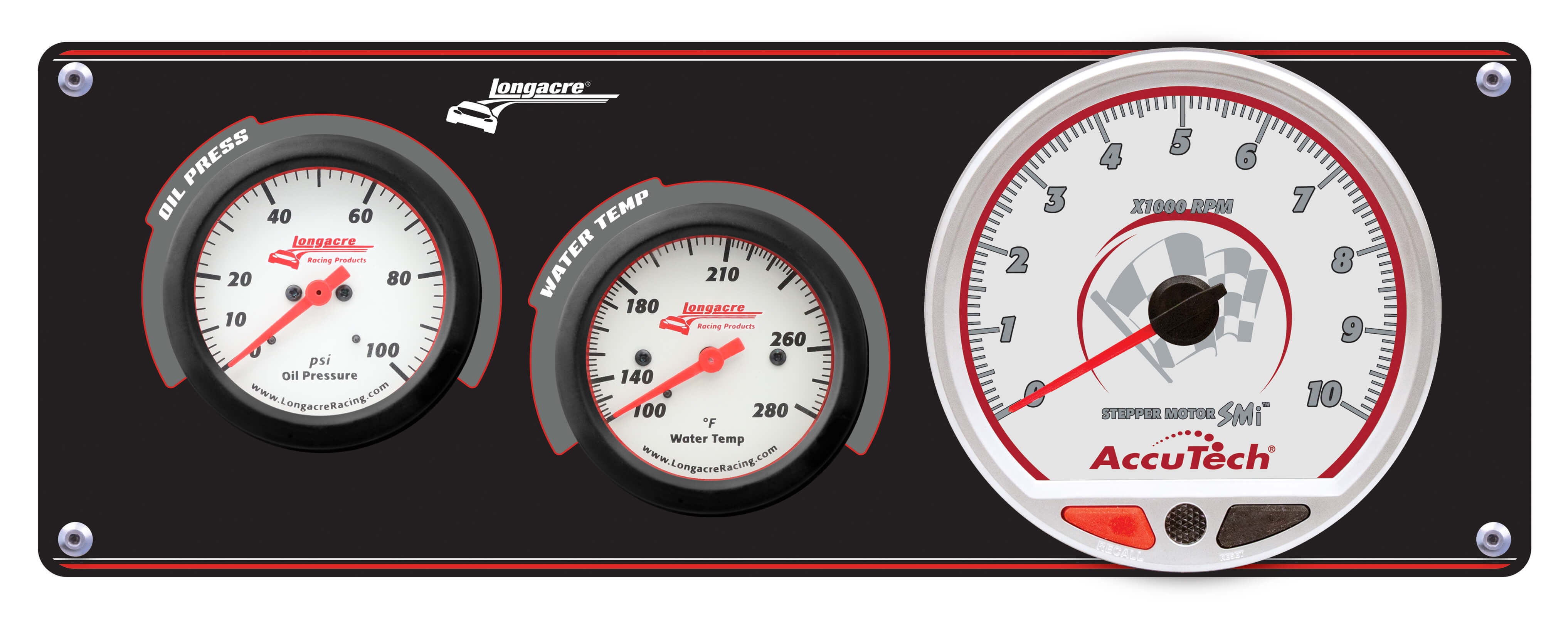 Longacre Gauge Panel Sportsman OP / WT / Tach LON52-46906