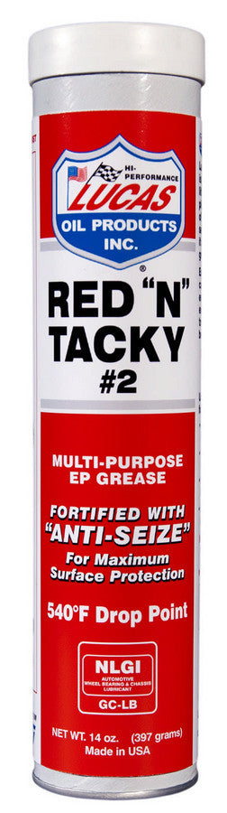 Lucas Oil Red-N-Tacky Gre 14 oz Tube LUC10005