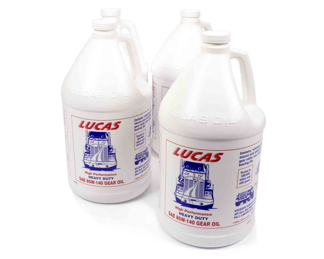 Lucas Oil 85w140 Gear Oil Case/4- Gal LUC10045-4