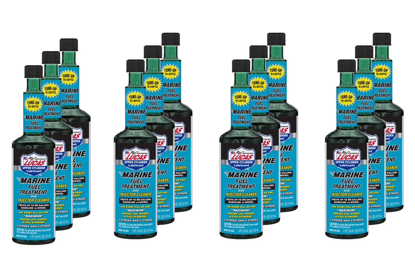 Lucas Oil Marine Fuel Treatment Case 12 x 16 Ounces LUC10150-12