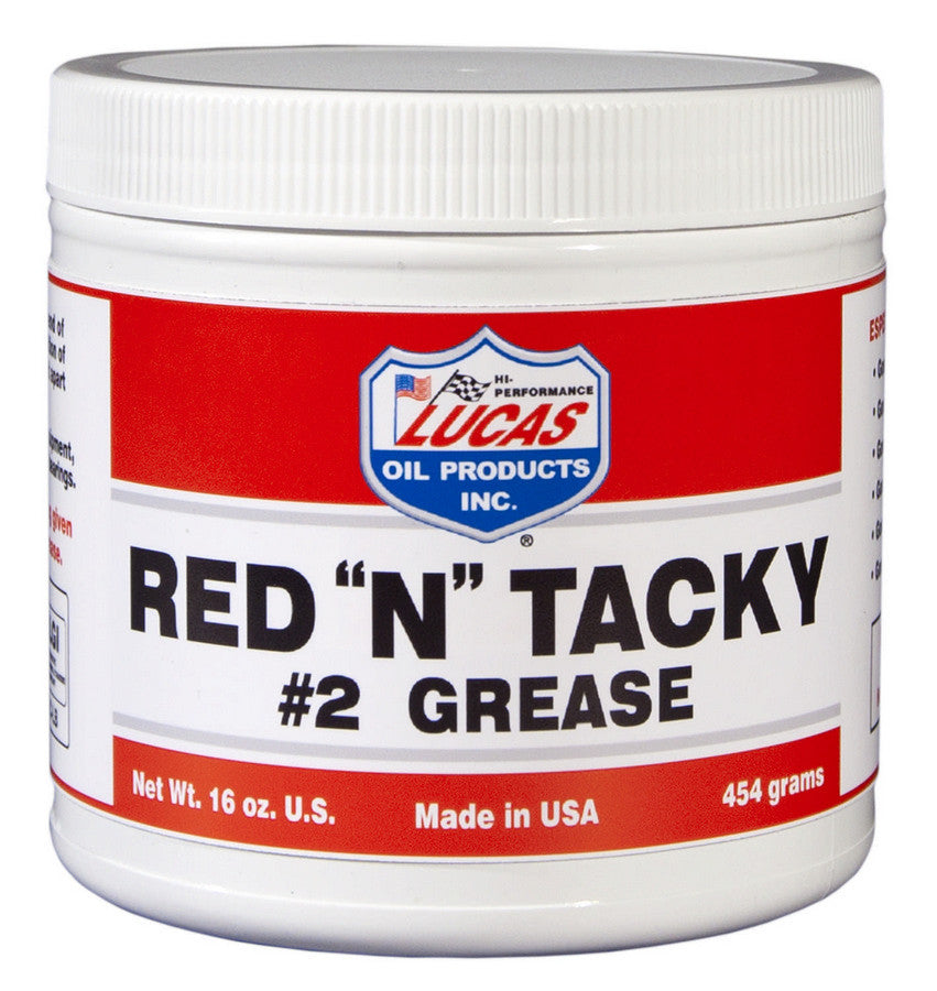 Lucas Oil Red N Tacky Grease 1lb Tub LUC10574