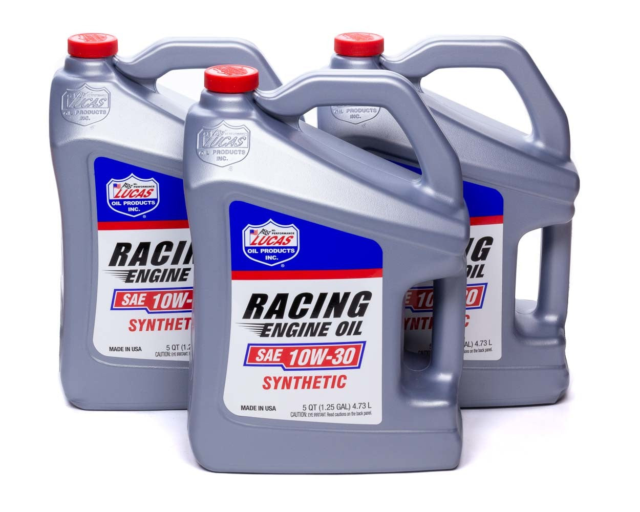 Lucas Oil Synthetic Racing Oil 10w 30 Case 3 x 5qt Bottle LUC10611-3