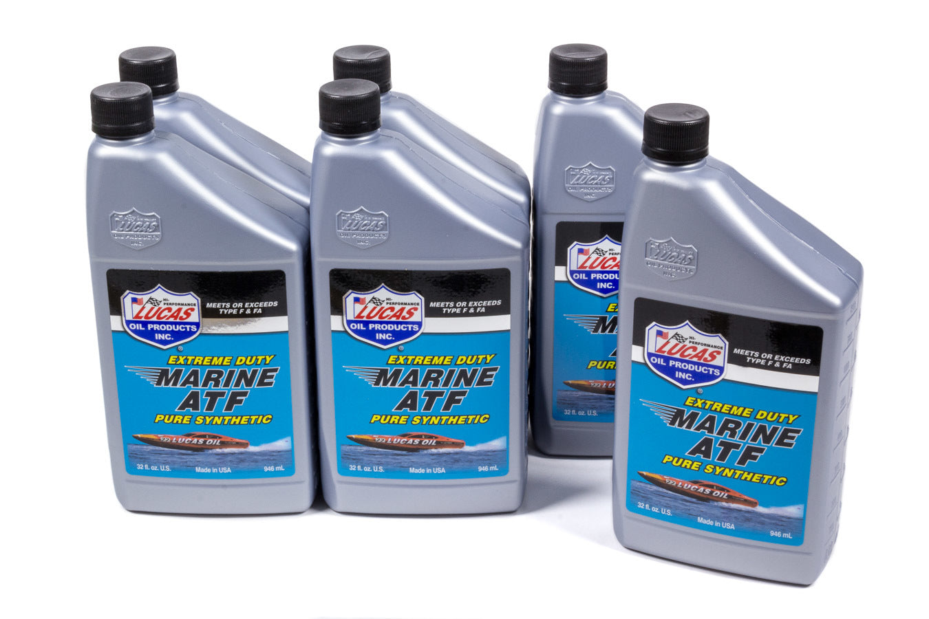 Lucas Oil Marine ATF Case 6 x 1 Qt LUC10651-6