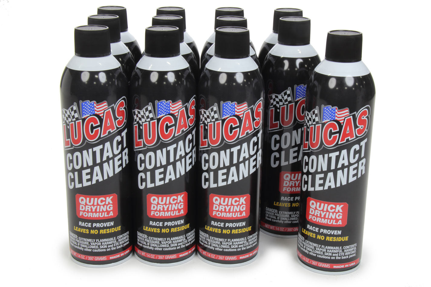 Lucas Oil Contact Cleaner Aerosol Case 12x14 Ounce Cans LUC10799-12
