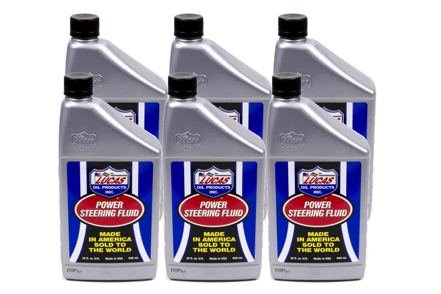 Lucas Oil Power Steering Fluid Case 6 x 1 Quart LUC10824-6