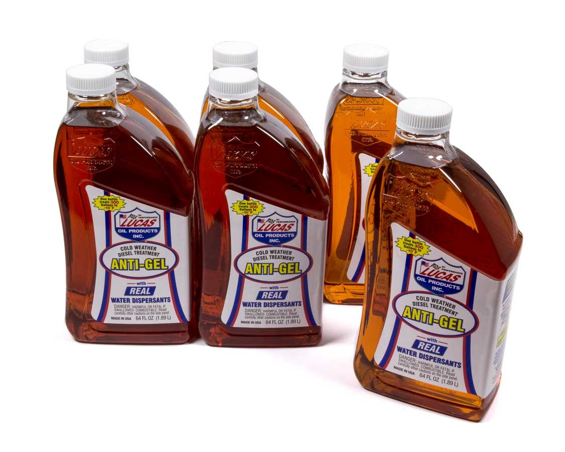 Lucas Oil Diesel Treatment Anti Gel Case 6x1 Half Gallon LUC10866-6