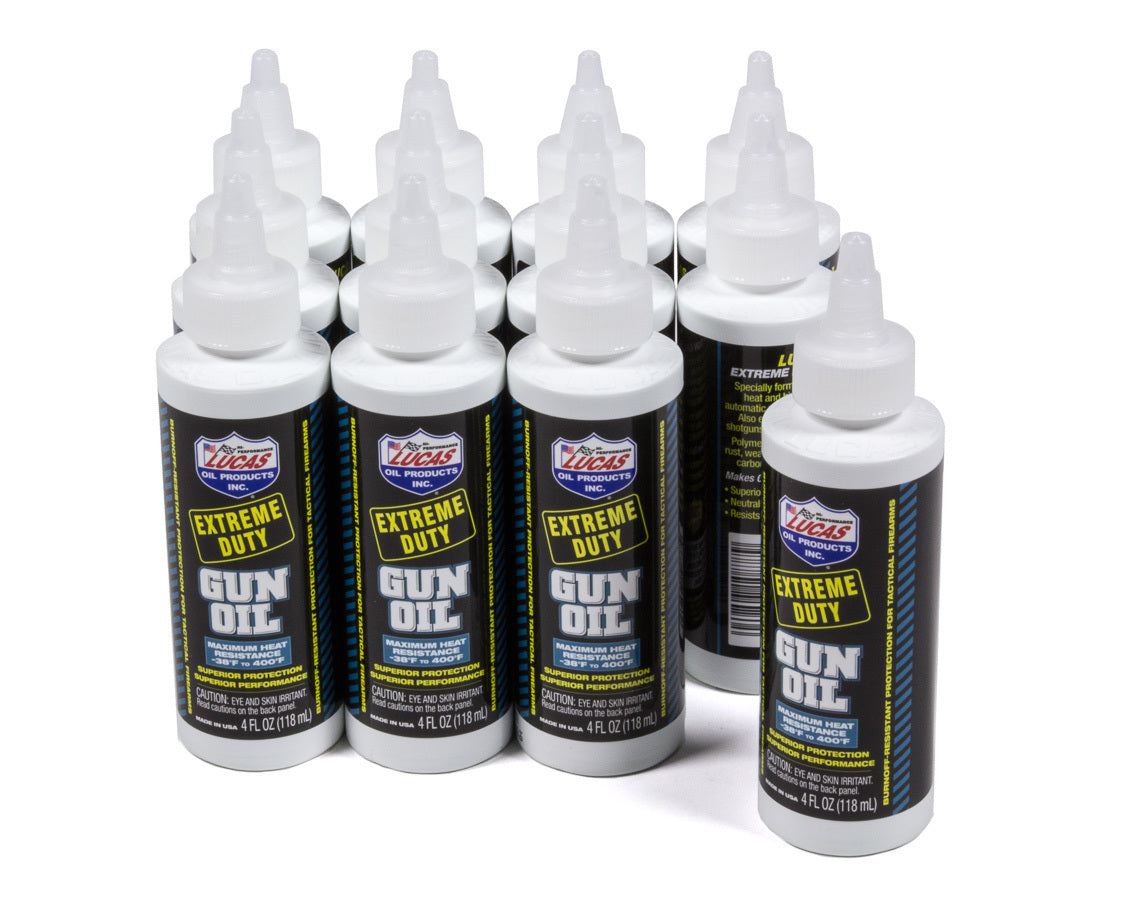 Lucas Oil Extreme Duty Gun Oil Case 12 x 4 Ounce LUC10877-12