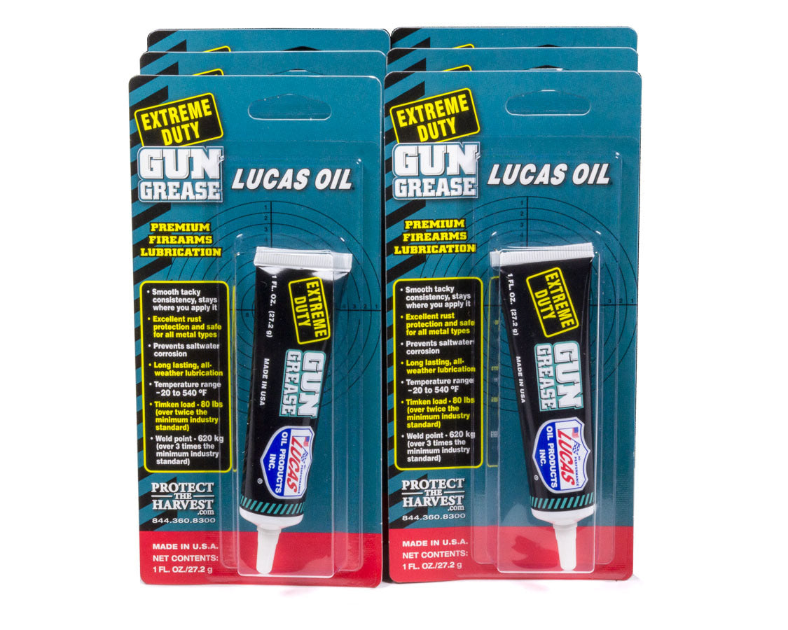 Lucas Oil Extreme Duty Gun Grease Case 6 x 1 Ounce LUC10889-6