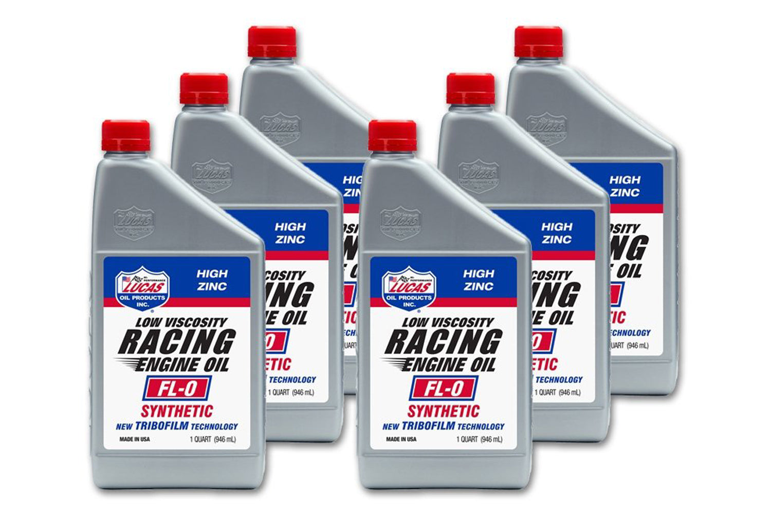 Lucas Oil Synthetic Racing Oil FL-0 Case 6 x 1 Quart LUC10892-6