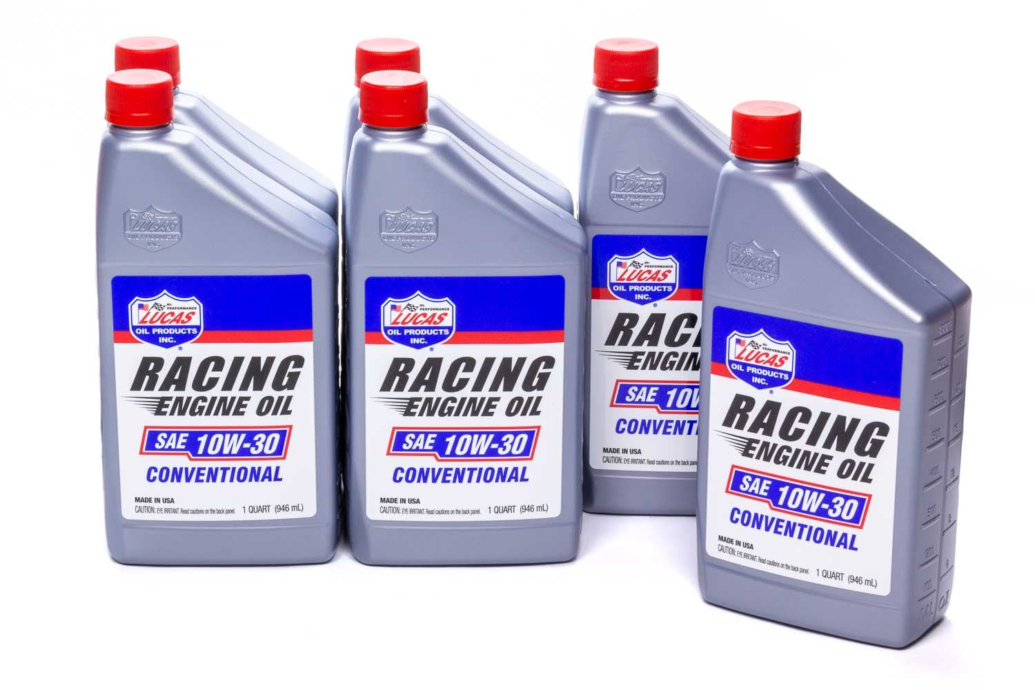 Lucas Oil SAE Racing Oil 10w30 Case 6 x 1qt LUC11016-6