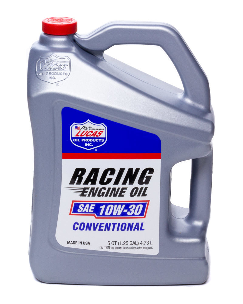 Lucas Oil SAE Racing Oil 10w30 5qt Bottle LUC11017