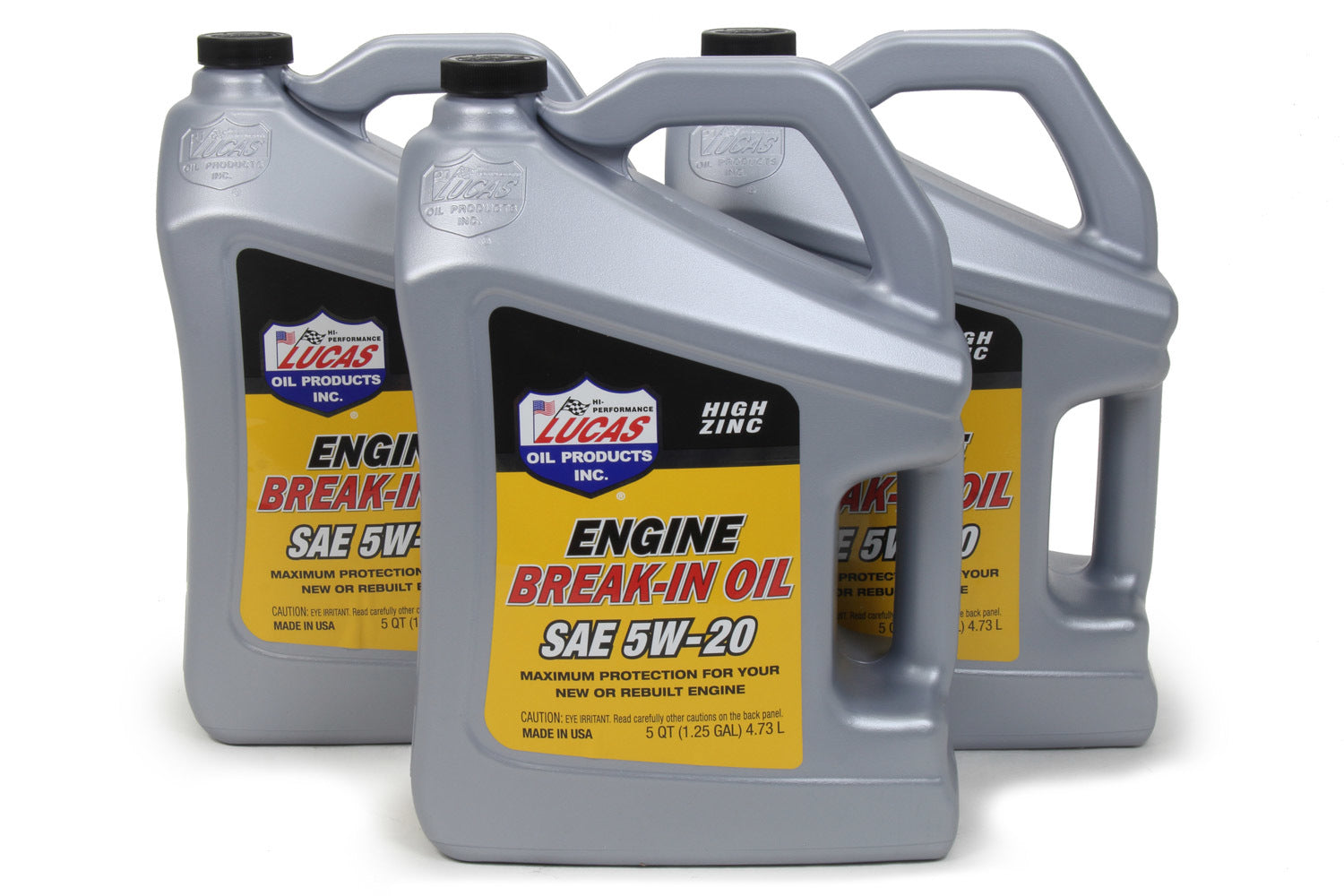 Lucas Oil SAE 5w20 Break-In Oil Case 3 x 5 Quart LUC11034-3