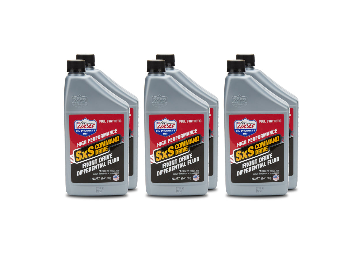 Lucas Oil Synthetic SxS Command Dr ive Case 6 x 1 Quart LUC11220-6