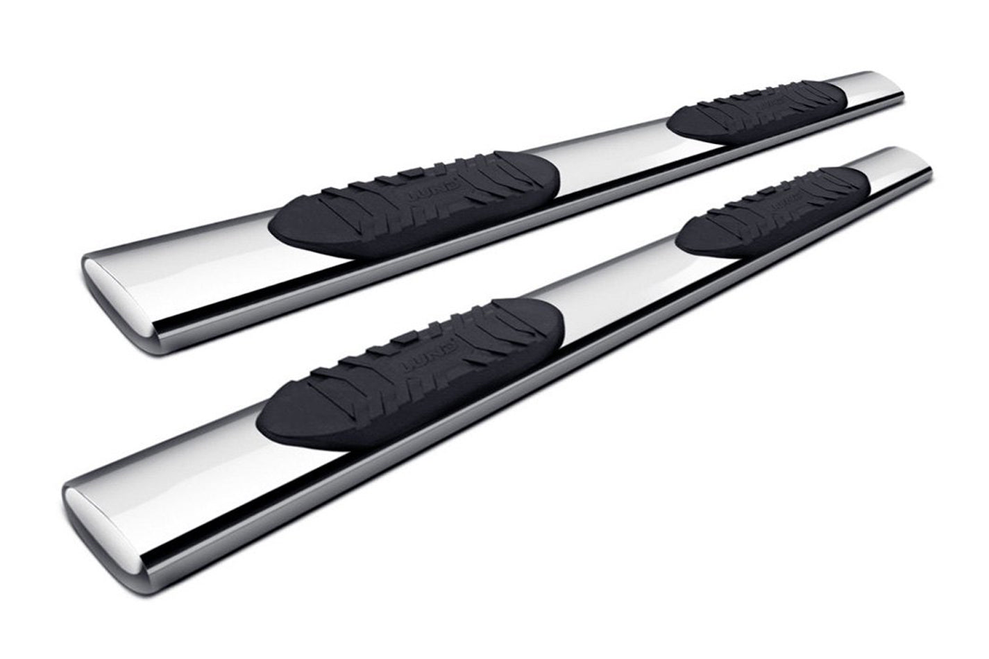 LUND 07-17 Toyota Tundra Access Cab 5in. Oval Straight SS Nerf Bars - Polished 23982002