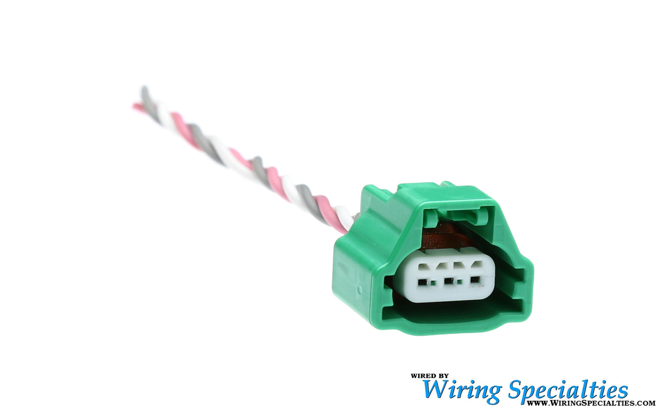 Wiring Specialties VQ35 Uprev Cam Connector - green