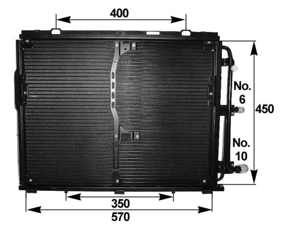 mahle behr condenser a/c mb  frsport 351036691