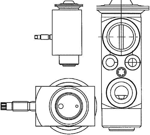 mahle behr expansion valve volvo, lr s80, lr2 07-  frsport 351234401